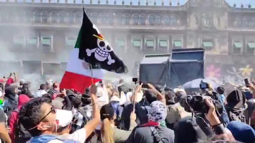 Generation Z Protest in Mexico City Turns Violent