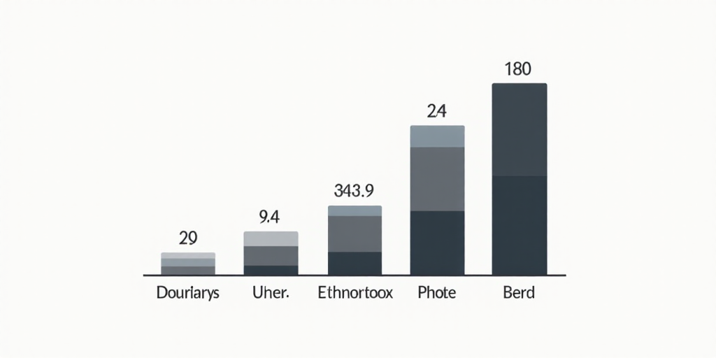 a bar graph with the number of people in different countries and countries in each country, and the