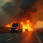 Mexico-Puebla Highway Closures Following Fuel Tanker Explosion