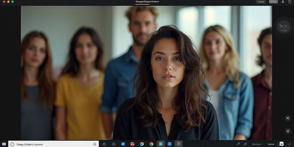 a screen shot of a group of people on a web page with a few different pictures on it, including a wo