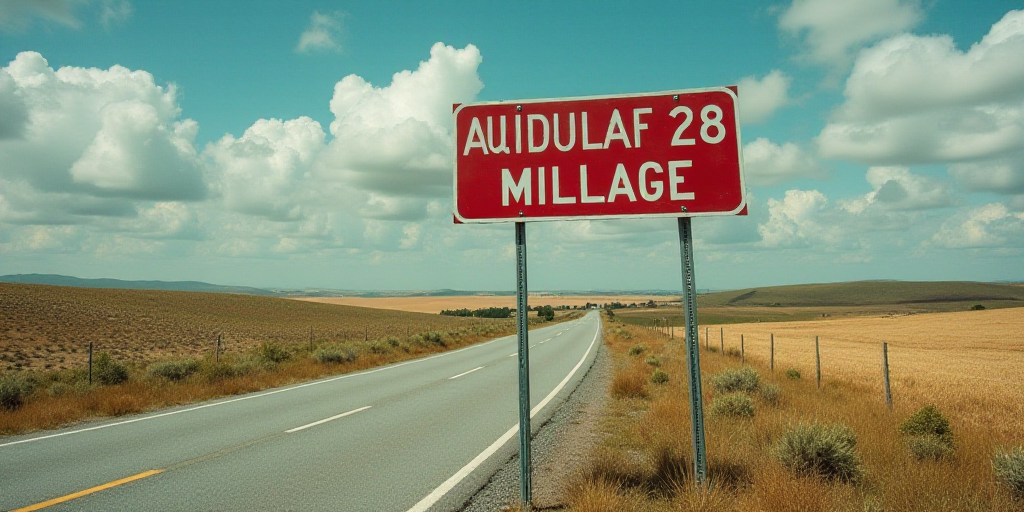 a sign that is on the side of a road that says capacid pada 28 millage, Aquirax Uno, 8 k hd resoluti