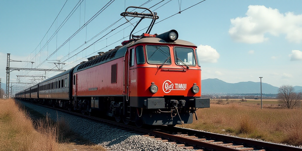 a train is shown with a caption for the company's logo and the words drt vagon, Aquirax Uno, 16k, a