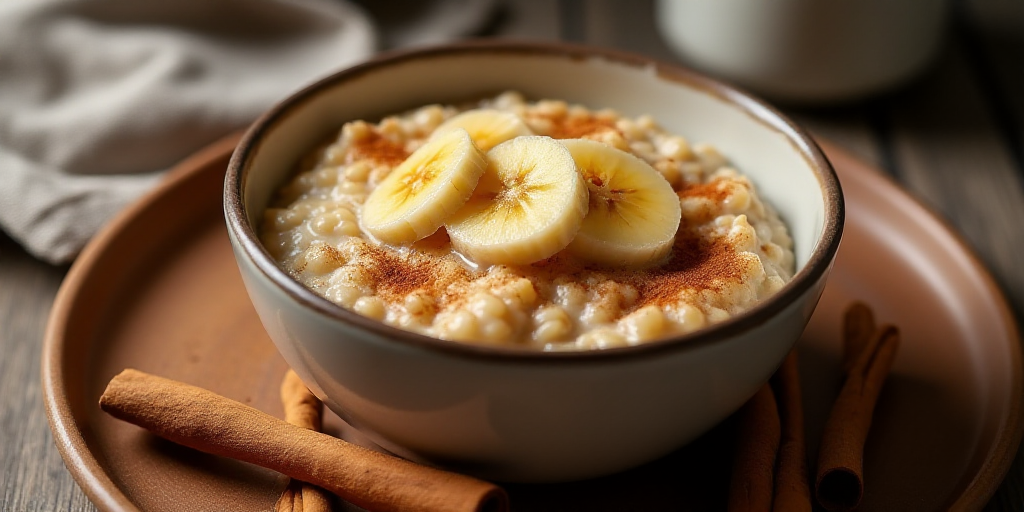 How to Make a Festive Cinnamon, Banana, and Apple Rice Pudding for the Holidays