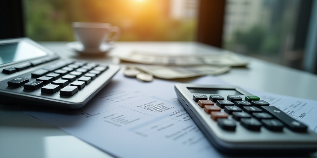 a calculator, money, and calculator on a table with a calculator and a calculator, Aquirax Uno, macr