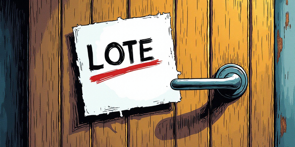 a note on a door with a handle and a door handle on the door and a wooden door with a metal handle,